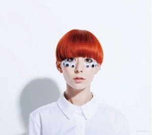 橘色发色系韩国 咖啡橘色头发图片